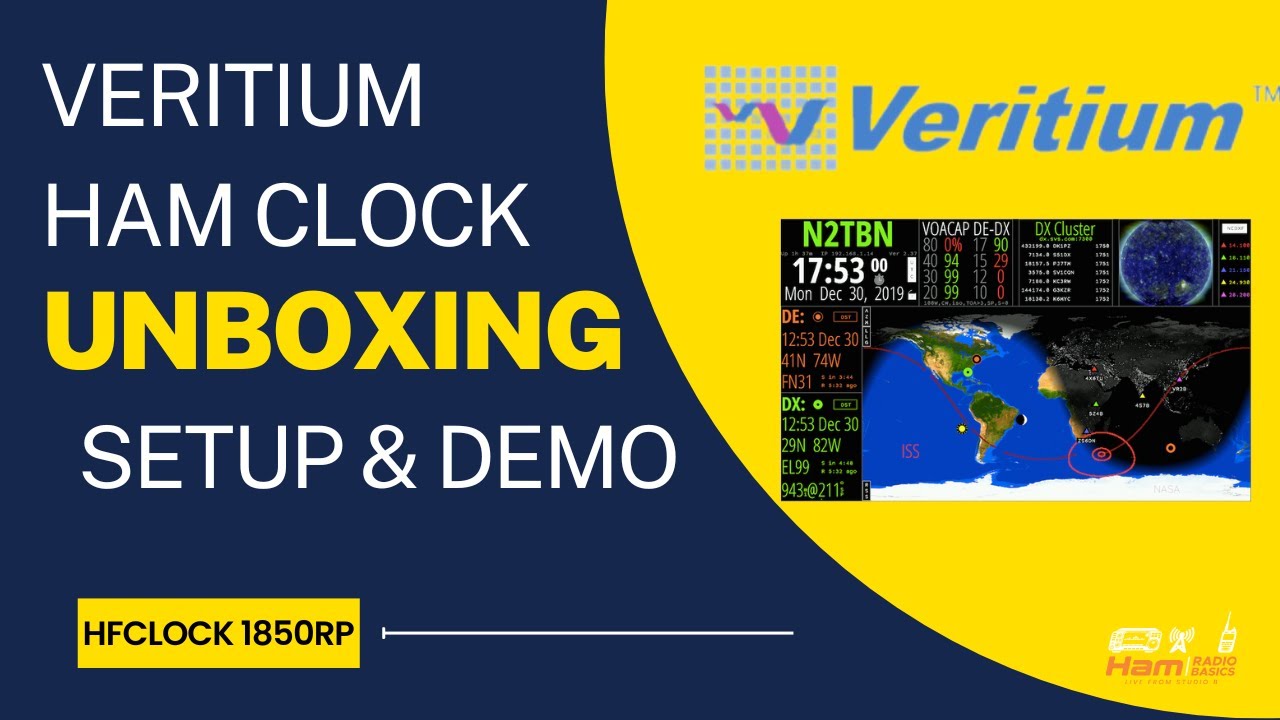 Ham Clock Unboxing - Setup - Demo