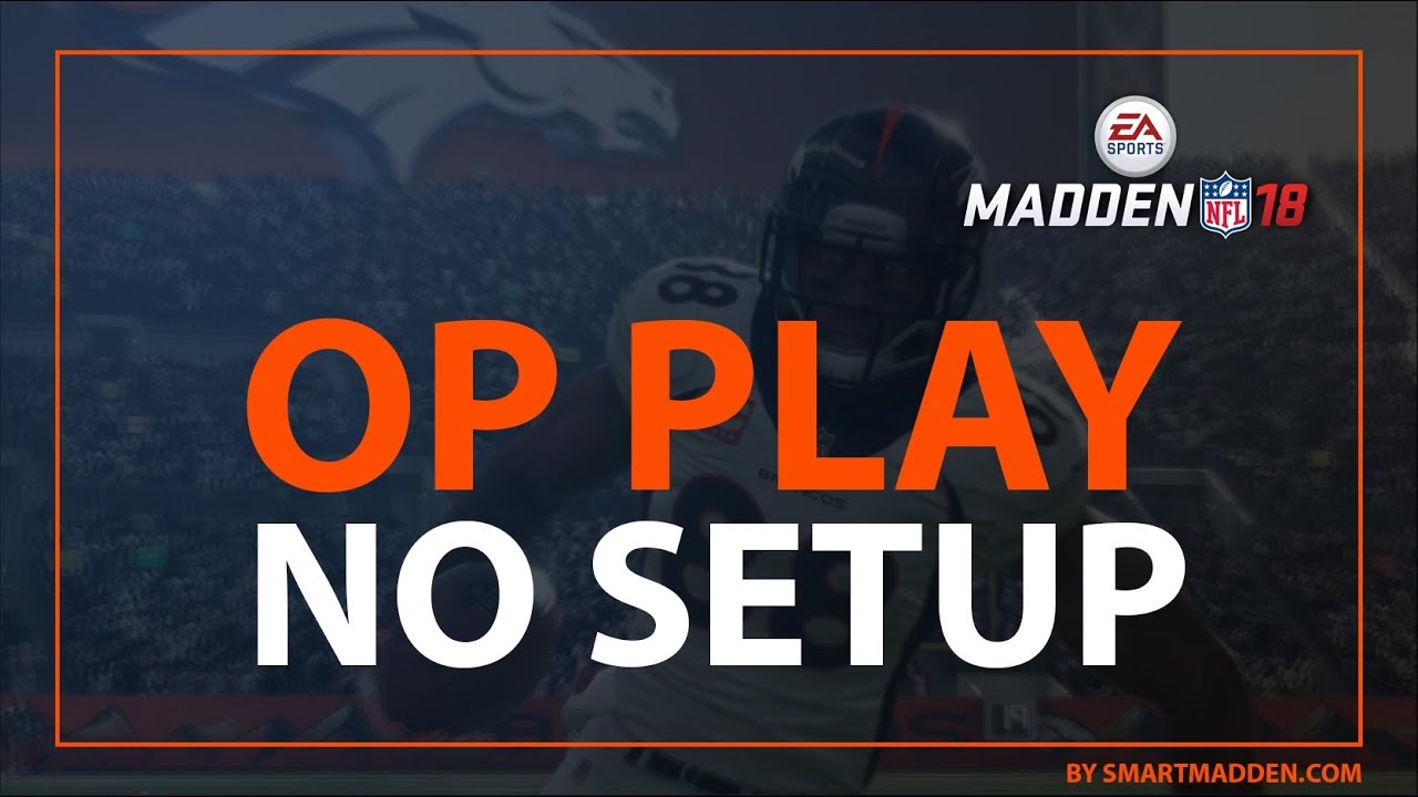 Madden 18 Money Plays - Sim Friendly Cheese - NO SETUP - Beats All Coverages