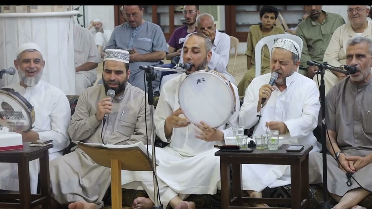 (مجلس الصلاه السلام على رسول الله صلى الله عليه وسلم ) مسجد الشيخ سعيد النعسان رحمه الله