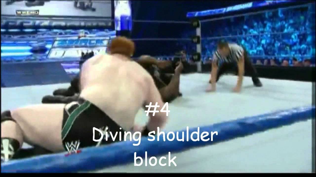 Top ten moves of Sheamus (Face)