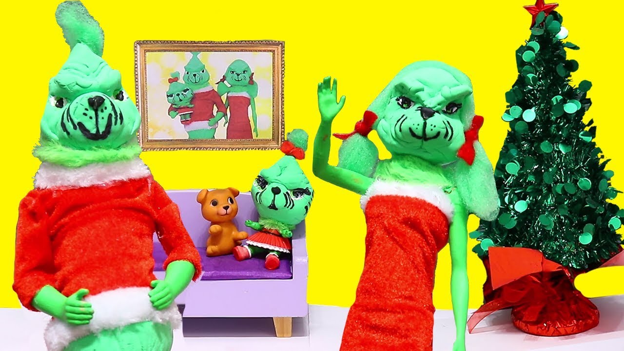 Sniffycat LOL Familes ! The Santa LOL Family vs. The Grinch LOL Family | Toys and Dolls Fun for Kids