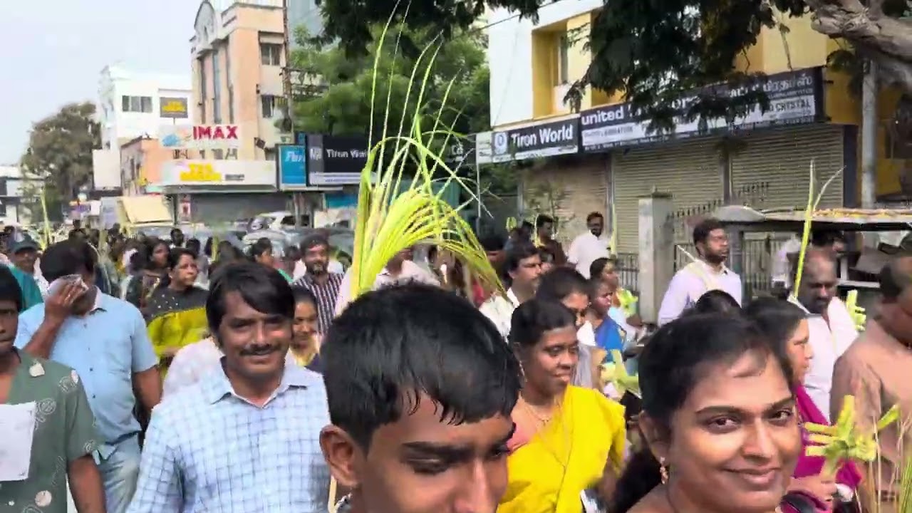 Palm Sunday Procession CSI Redeemer Church Anna Nagar East Chennai