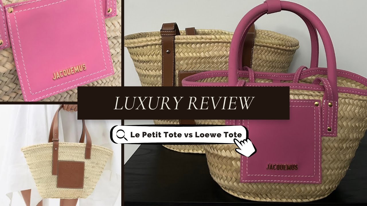 Le Petit Panier Soli Basket Tote vs Loewe Basket Tote | Comparison
