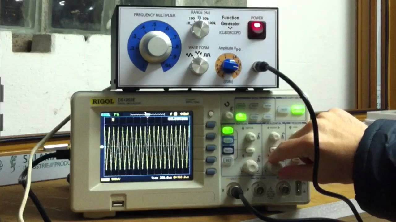 Signal function generator with ICL8038