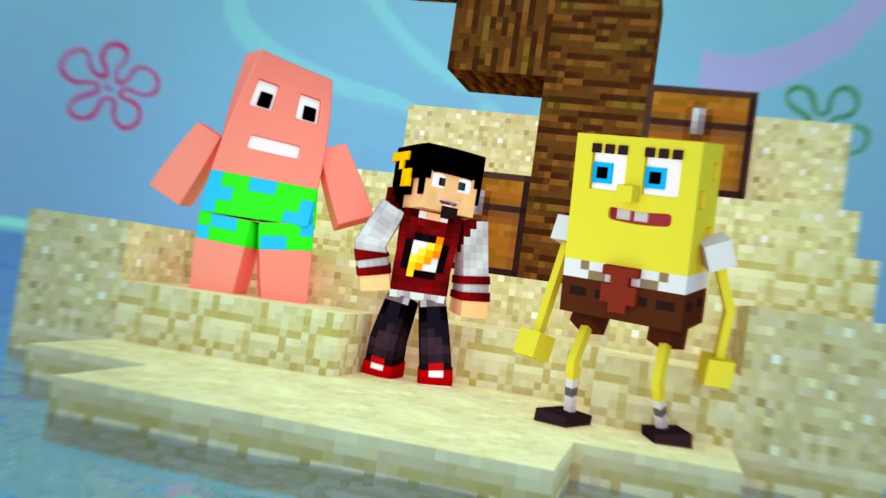 Minecraft: ESCADONA - BOB ESPONJA ‹ AM3NlC ›