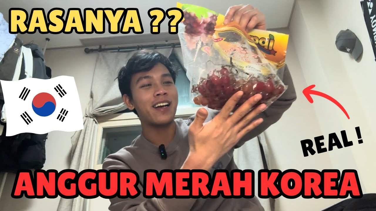 🔴GOKILL‼️MUKBANG + REVIEW ANGGUR MERAH KOREA SELATAN 😱 RASANYA APAKAH BEDA⁉️