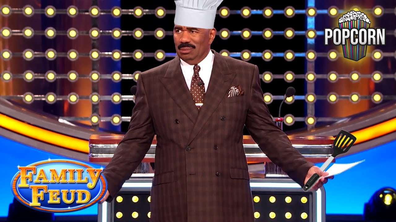 FUNNIEST Food Questions That Made Steve Harvey GAG! | Family Feud