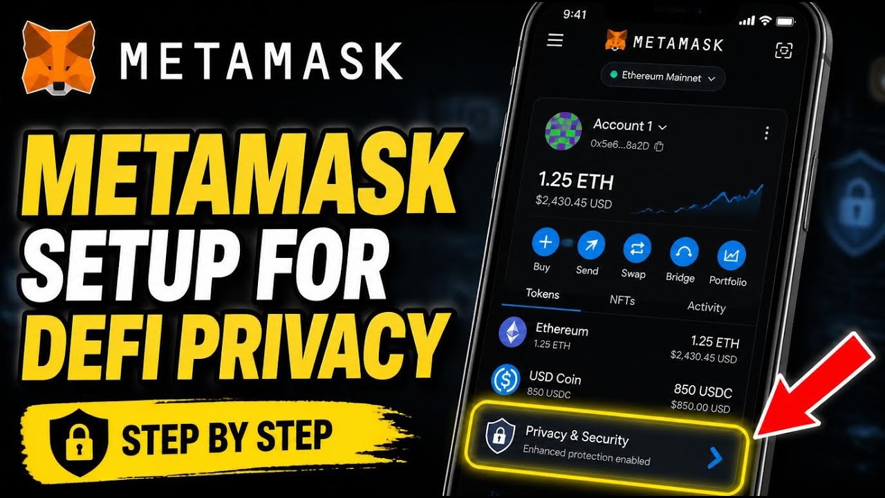 How to download and configure MetaMask securely for DeFi privacy - Step By Step