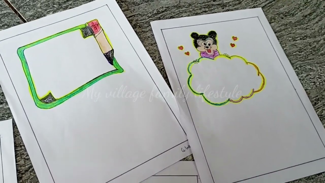 B.Ed paper presentation front page Synopsis ideas|My village family lifestyle