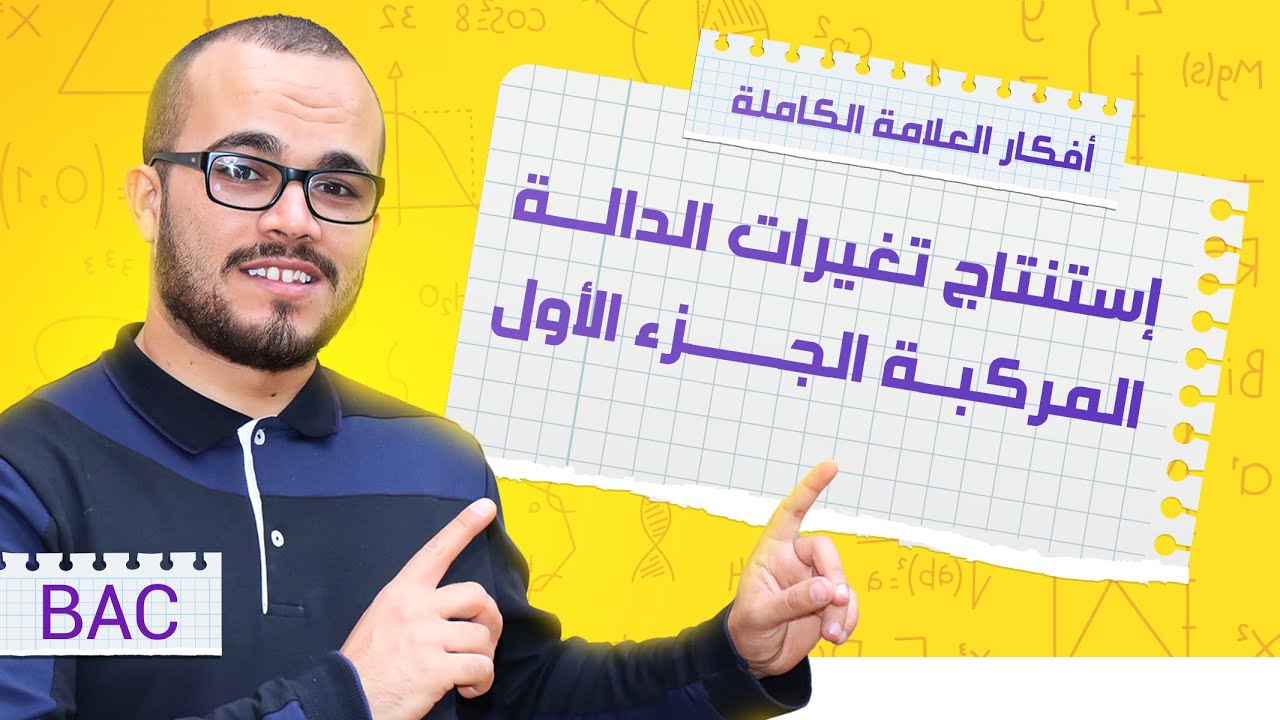 إستنتاج تغيرات الدالة المركبة الجزء الأول || أفكار الدوال 07