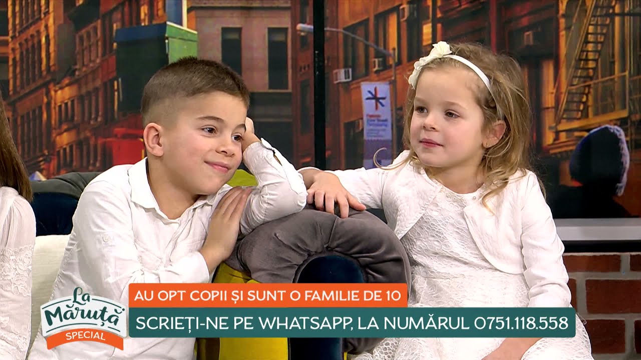 Au opt copii și sunt o familie de 10
