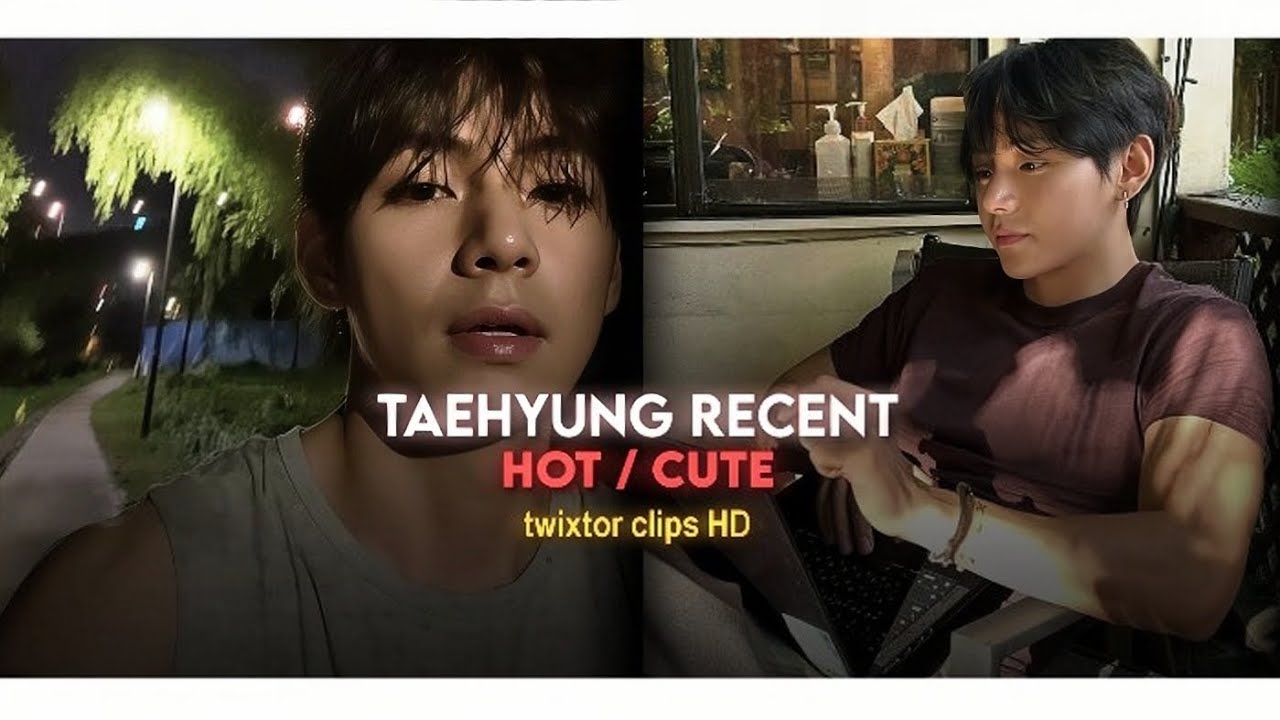 TAEHYUNG HOT / CUTE (twixtor clips 🖇️)