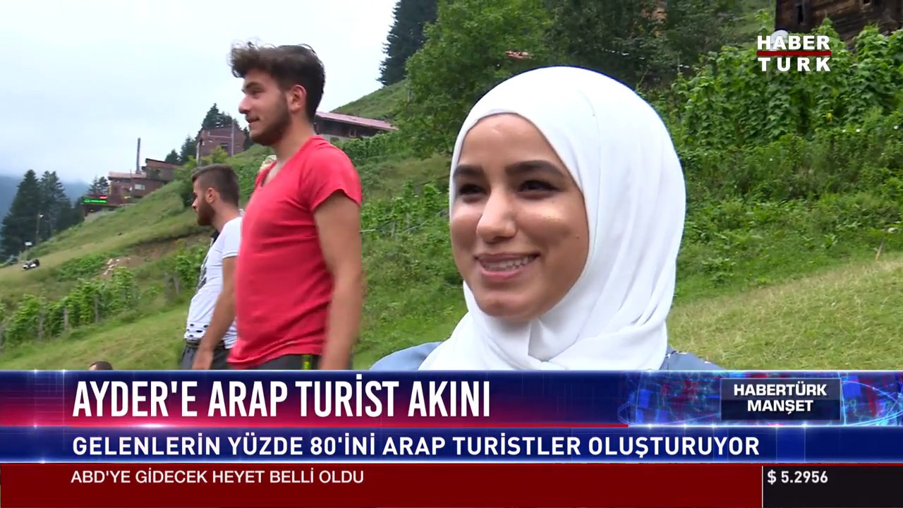 Ayder'e arap turist akını
