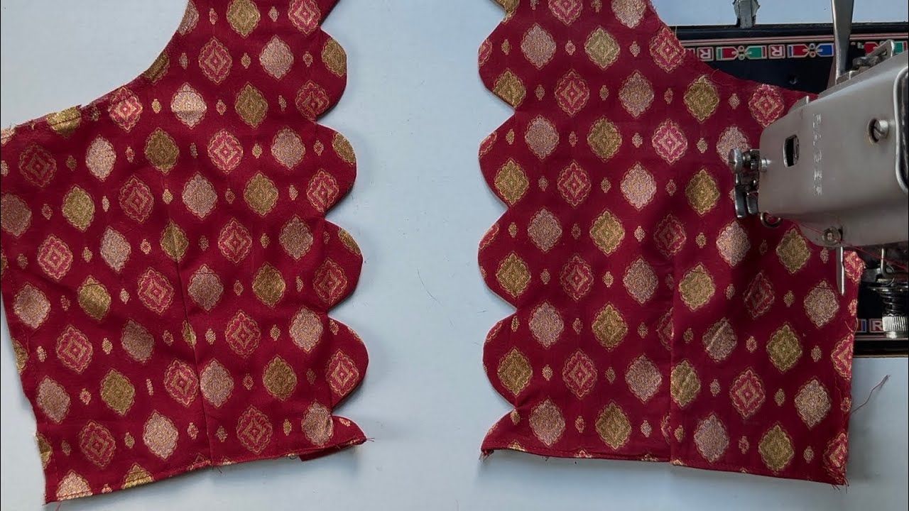Latest blouse back designs |Blouse designs |Cutting and stitching back neck blouse blouse design