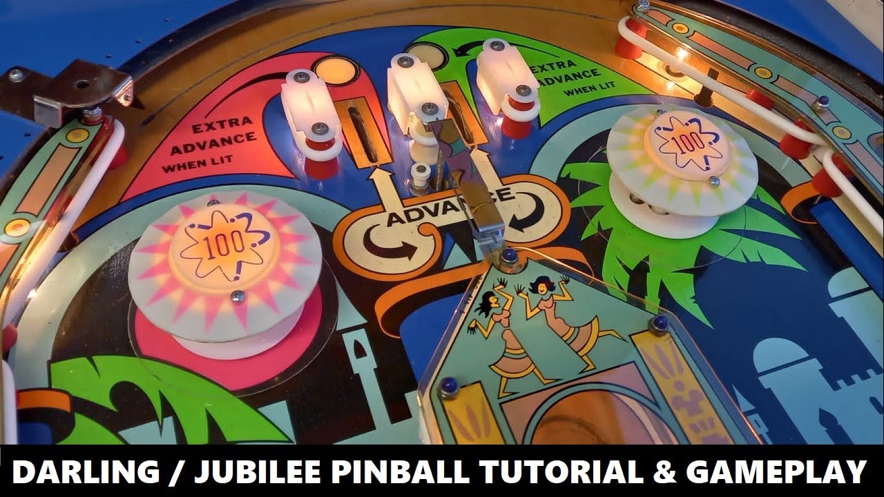 Darling / Jubilee Pinball Tutorial & Gameplay (Williams 1973)