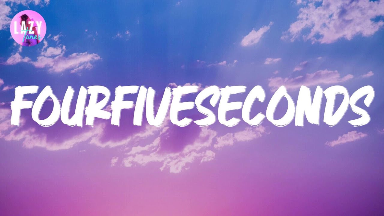 Rihanna - FourFiveSeconds | Lyric video