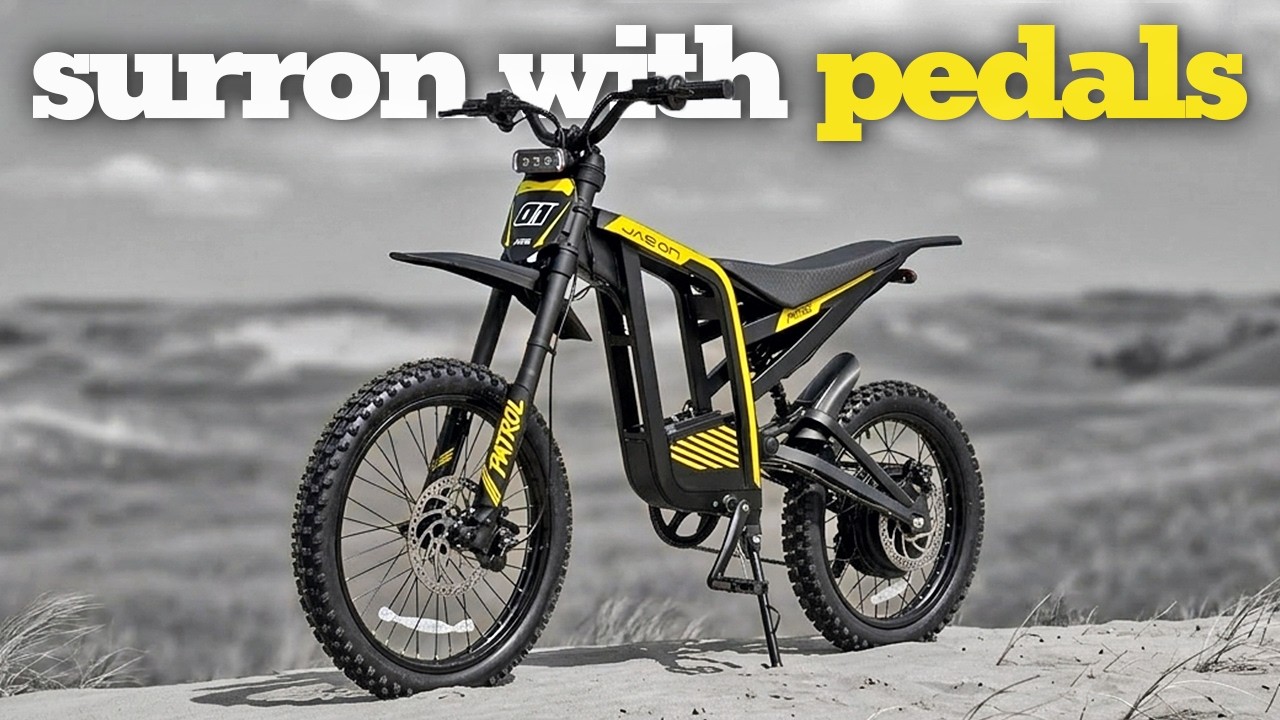 Этот СОВЕРШЕННО НОВЫЙ электровелосипед — SURRON с педалями | Обзор JasionBike Patrol