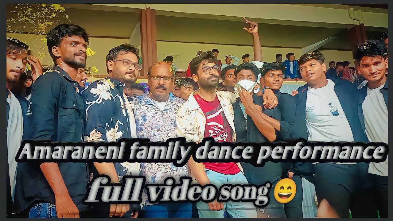 Amaraneni family dance performance Chaitanya College nandigama