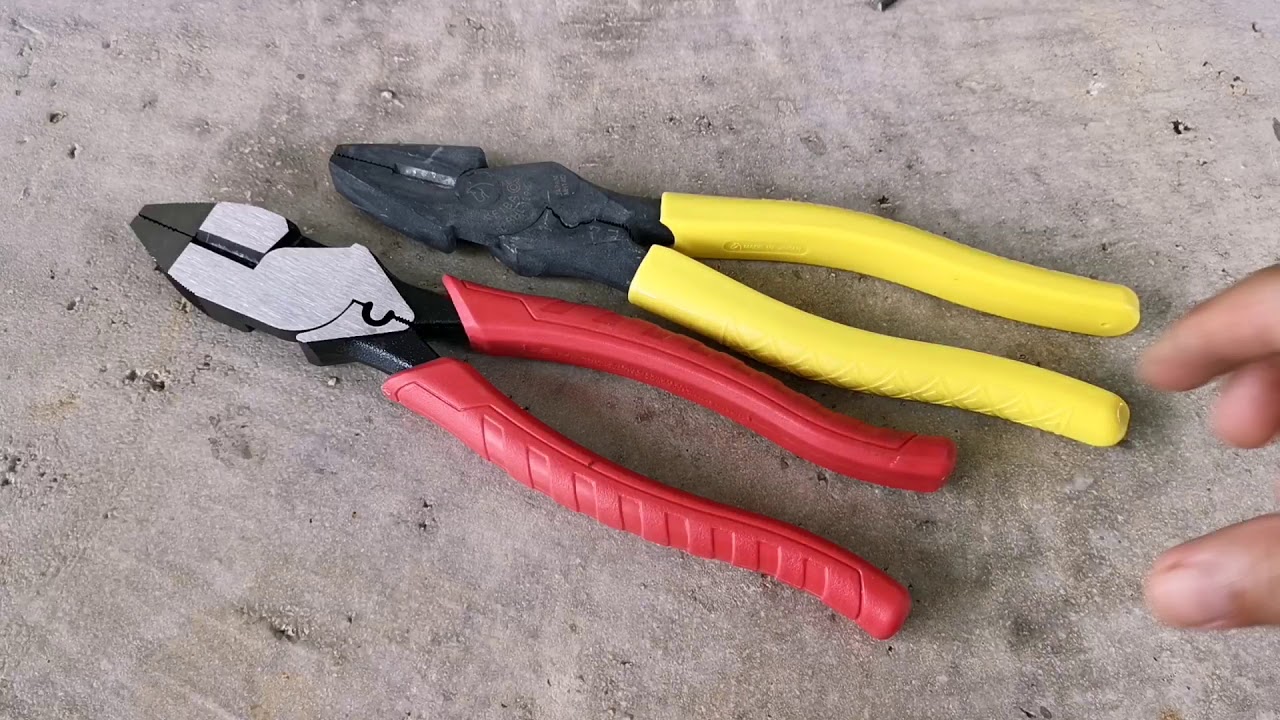 milwaukee high leverage lineman's pliers