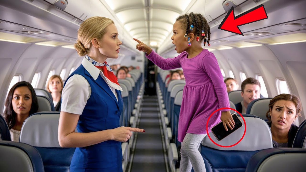 La Bambina Nera Strappa Il Telefono Della Madre Dalle Mani Di Un’Assistente Di Volo Razzista