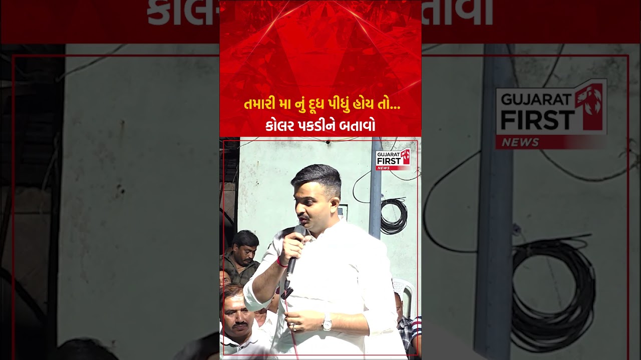 Ganesh Gondal : તમારી માં નું દૂધ પીધું હોય તો... કોલર પકડીને બતાવો | Gujarat First