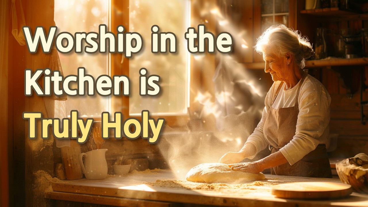 The Kitchen Worship More Grace-Filled Than Church: Jesus Stands Behind You as You Wash Dishes