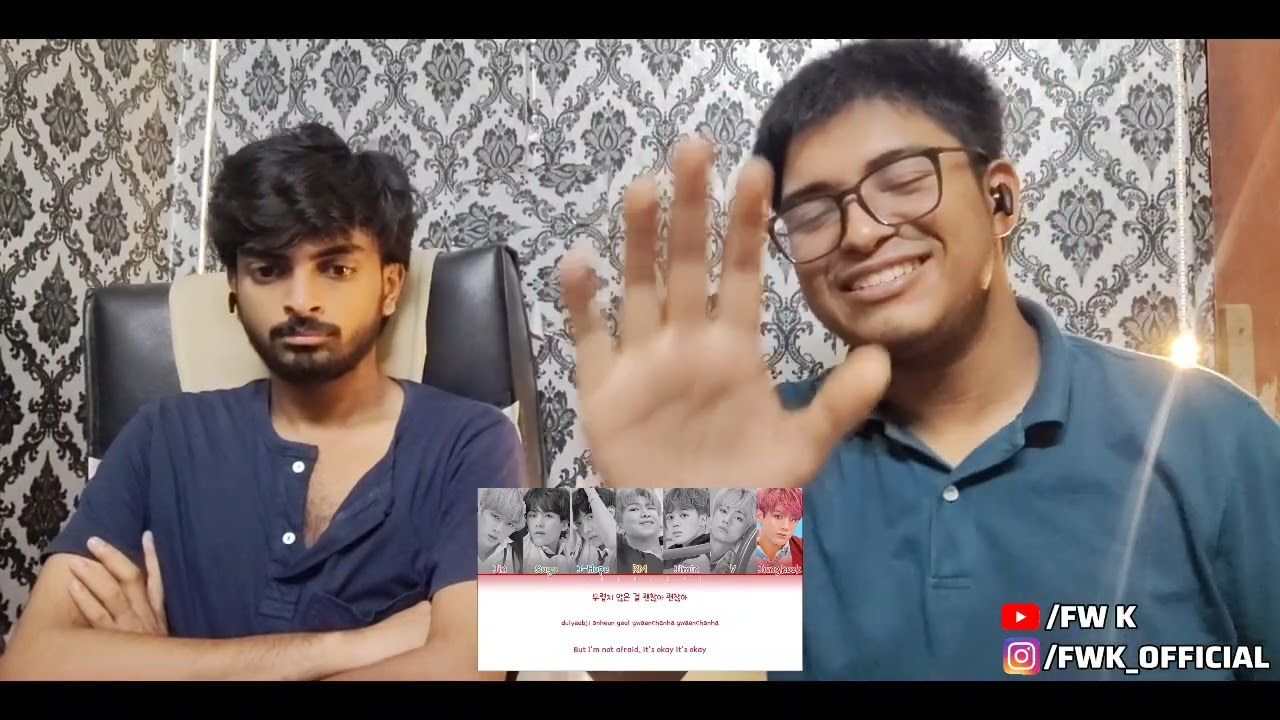 BTS “I'M FINE” Lyrics REACTION | FW K 
