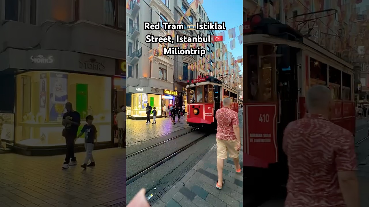 تراموای قرمز استانبول 🚋 Istanbul Red Tram