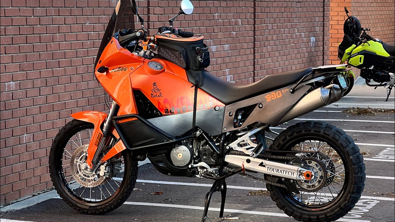2008 KTM 990 Adventure Dual FMF Exhaust Cold Start