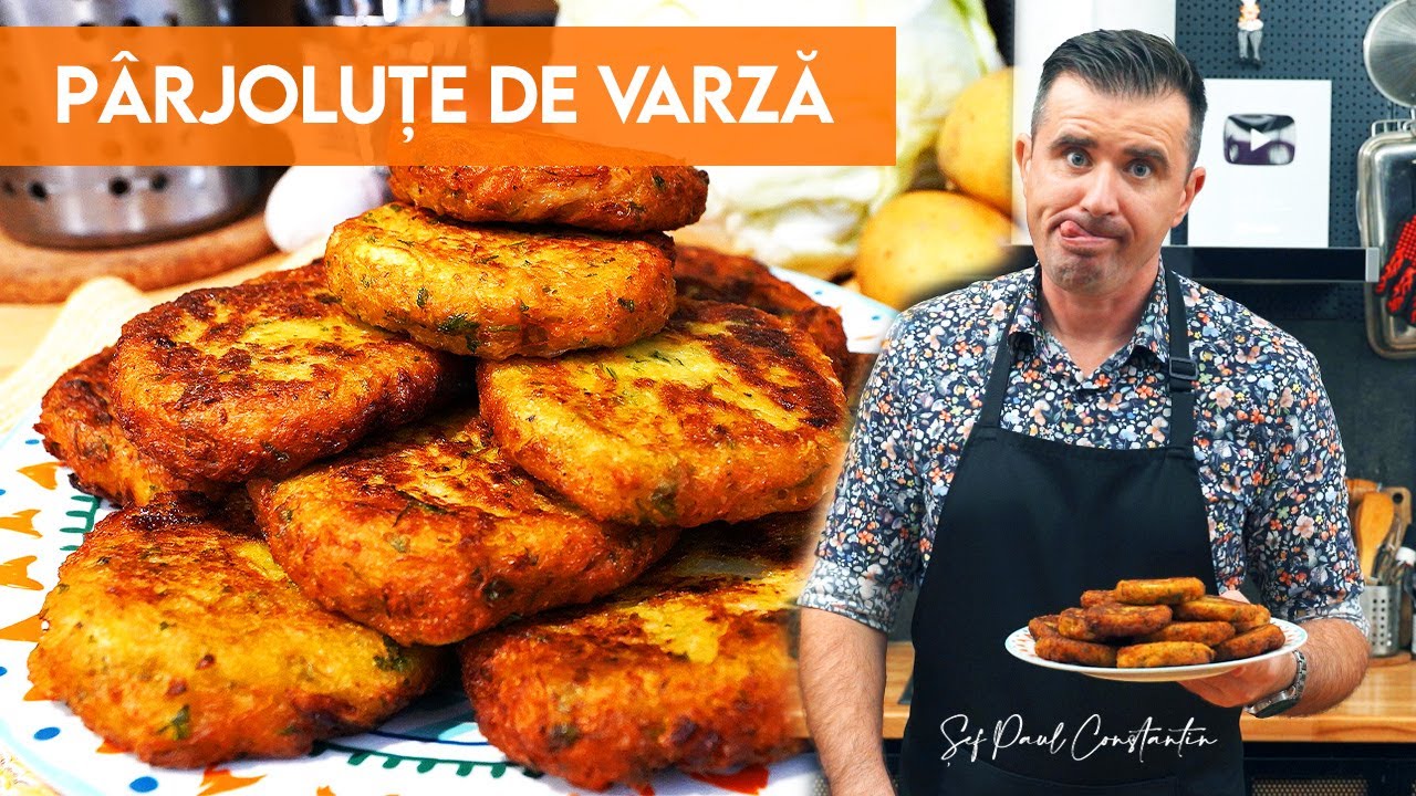 🧆 Nu o să-ți vină să crezi cât de sățioase sunt aceste pârjoluțe de varză! 🥕🥔🧅 Șef Paul Constantin