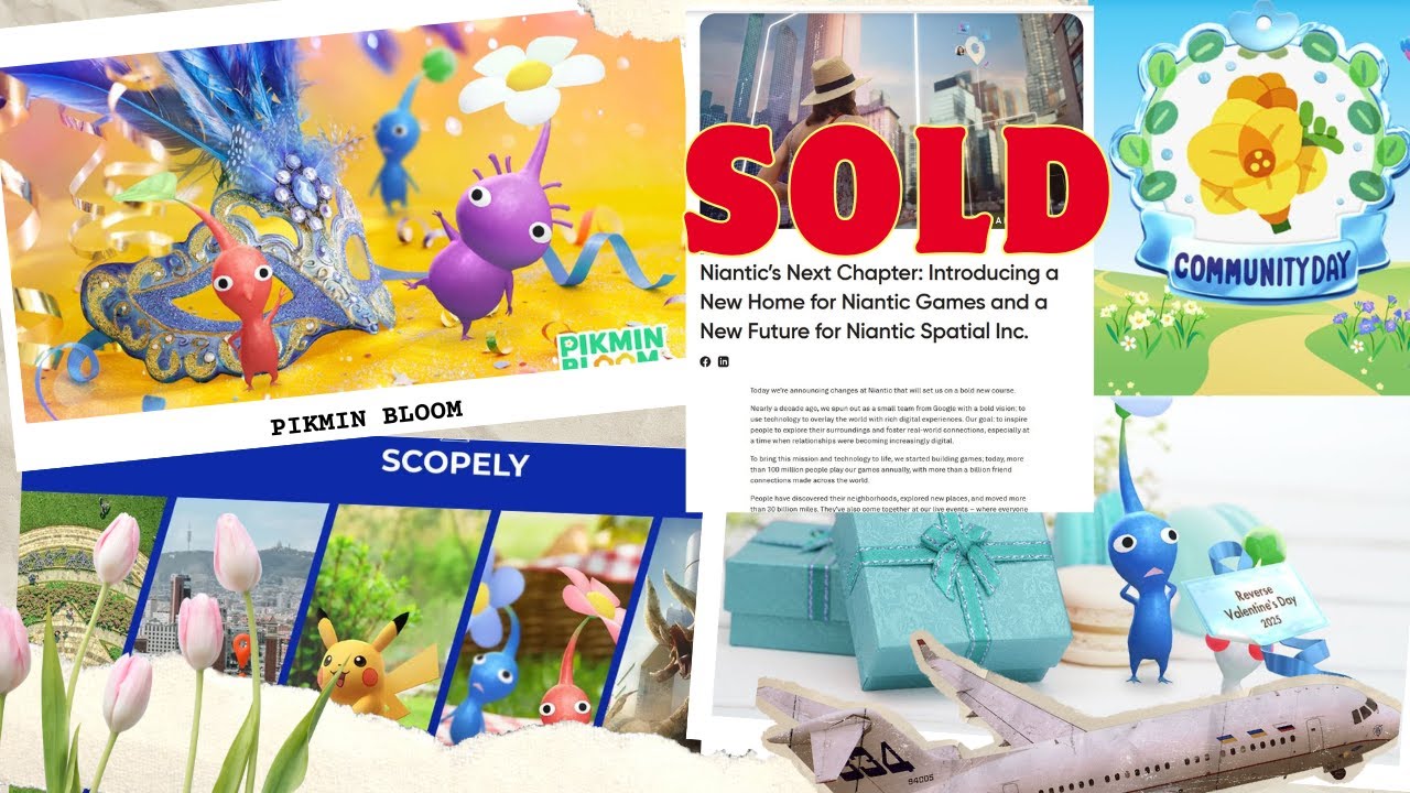 Pikmin Bloom Community Day, Niantic Games Sold To Scopely Thoughts
