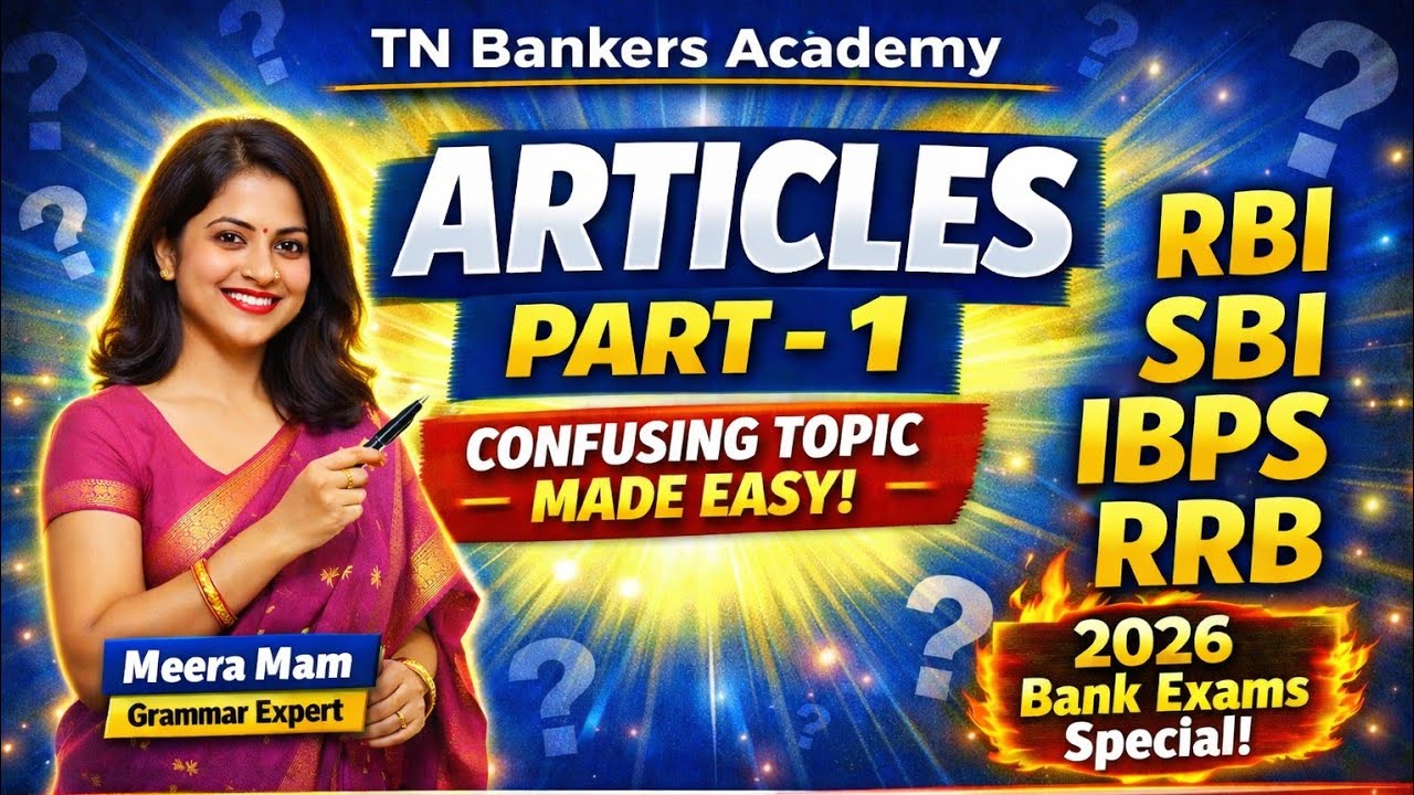 Article Part 1 for RBI Assistant & upcoming Bank exams 