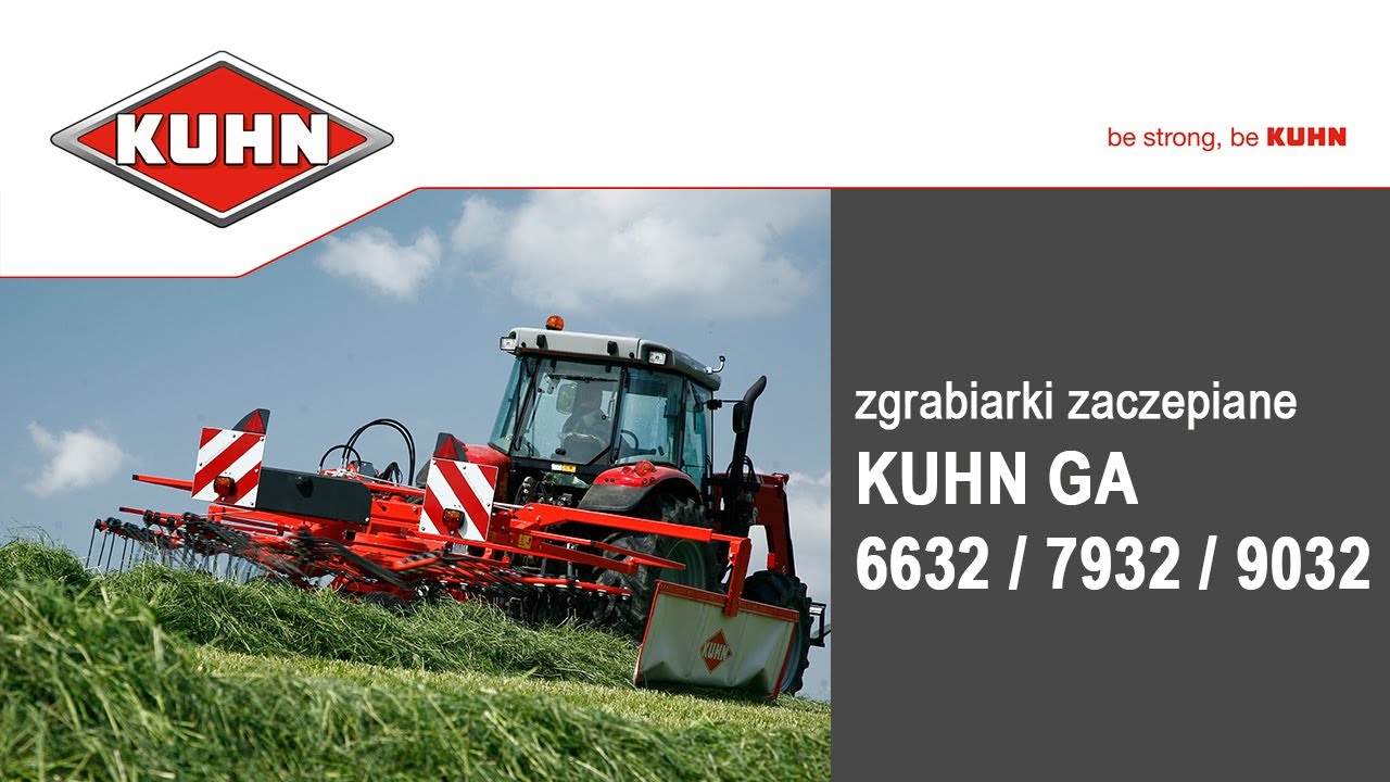 Zgrabiarki zaczepiane KUHN GA 6632 7932 9032