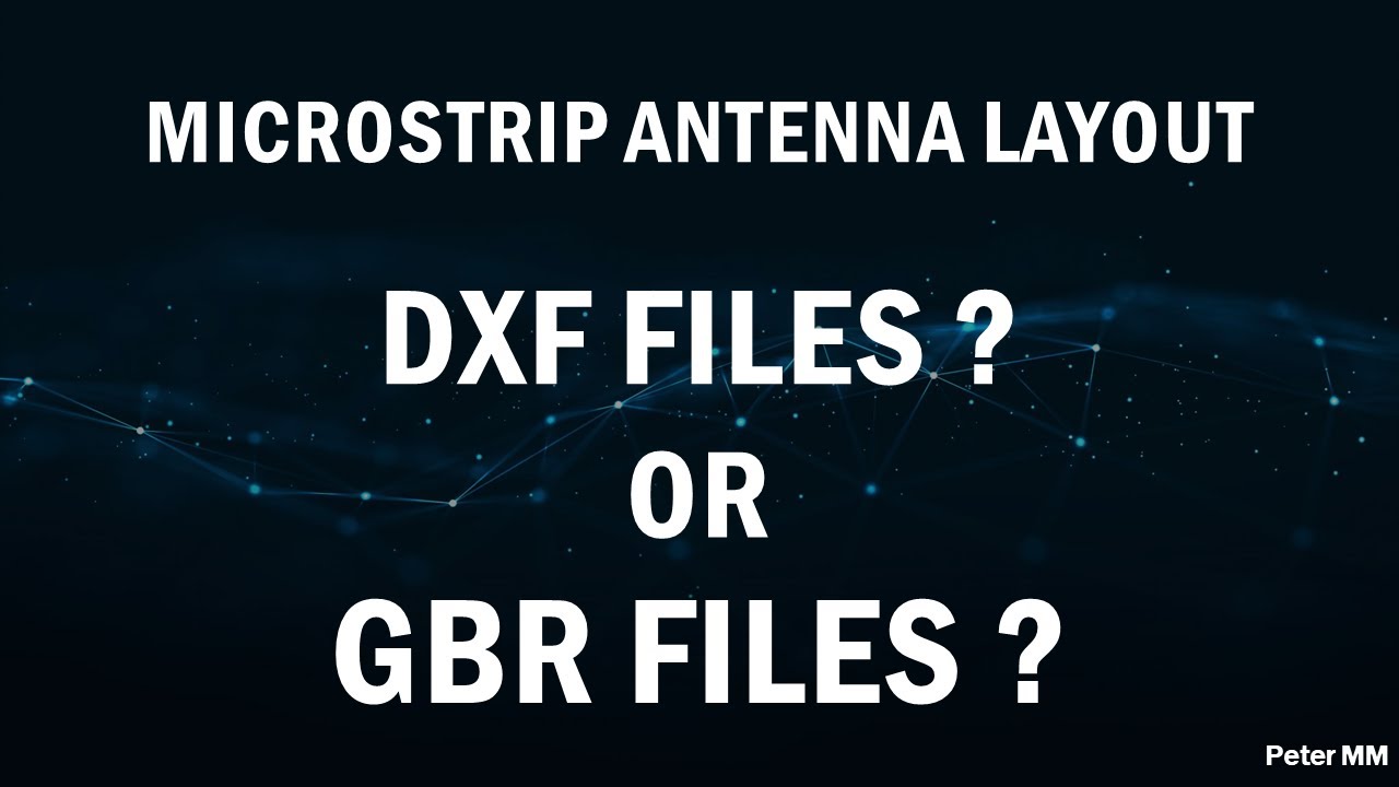 Microstrip Antenna Layout with ADS and DraftSight