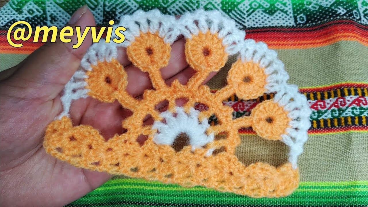 PUNTILLA A CROCHET #1 fácil paso a paso | puntilla a crochet para awayo, manteles