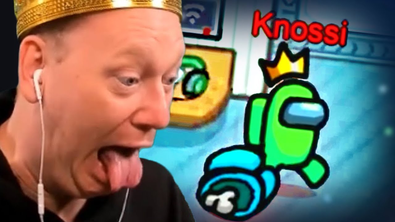 KNOSSI spielt zum ERSTEN MAL A MONGO US! 😂 | Among Us