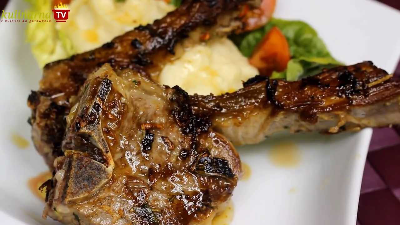 Comber jagnięcy z miętą, czosnkiem i rozmarynem