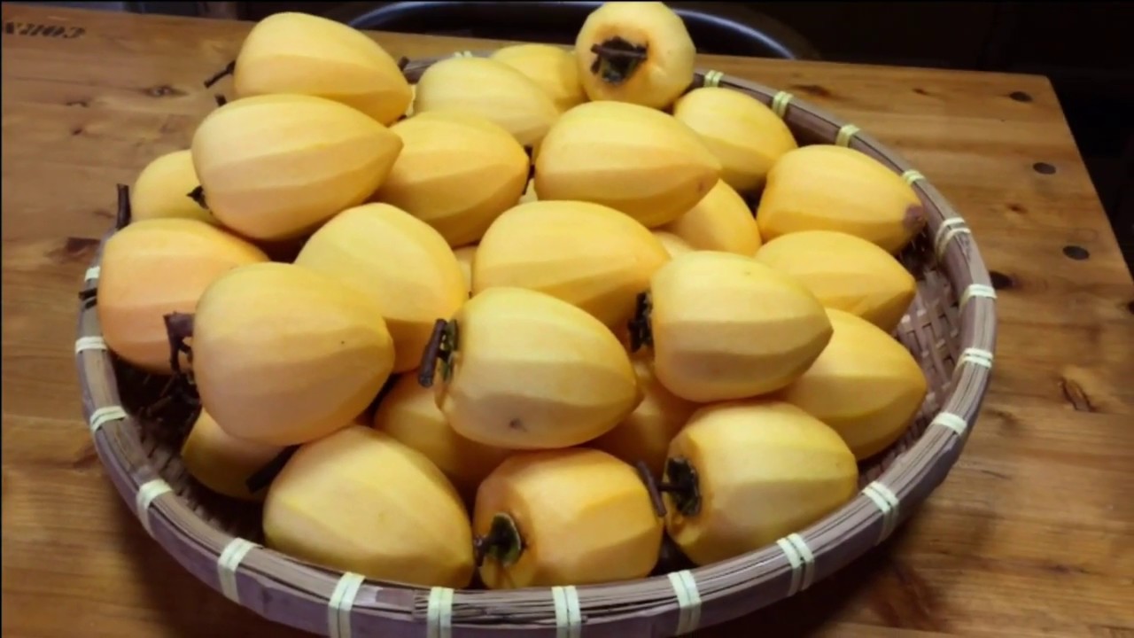 トロトロと甘くて美味しい干し柿の作り方-Japanese Dried Persimmon