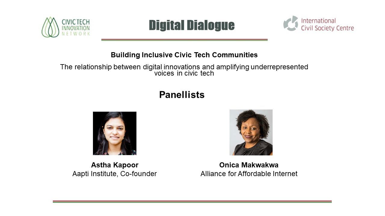 Digital Dialogue #1 - Building Inclusive Civic Tech Communities