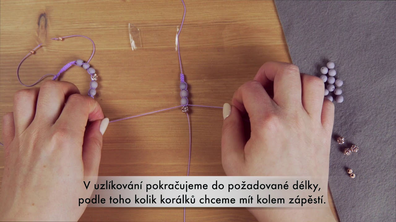 Jak na to - Shamballa náramek s korálky