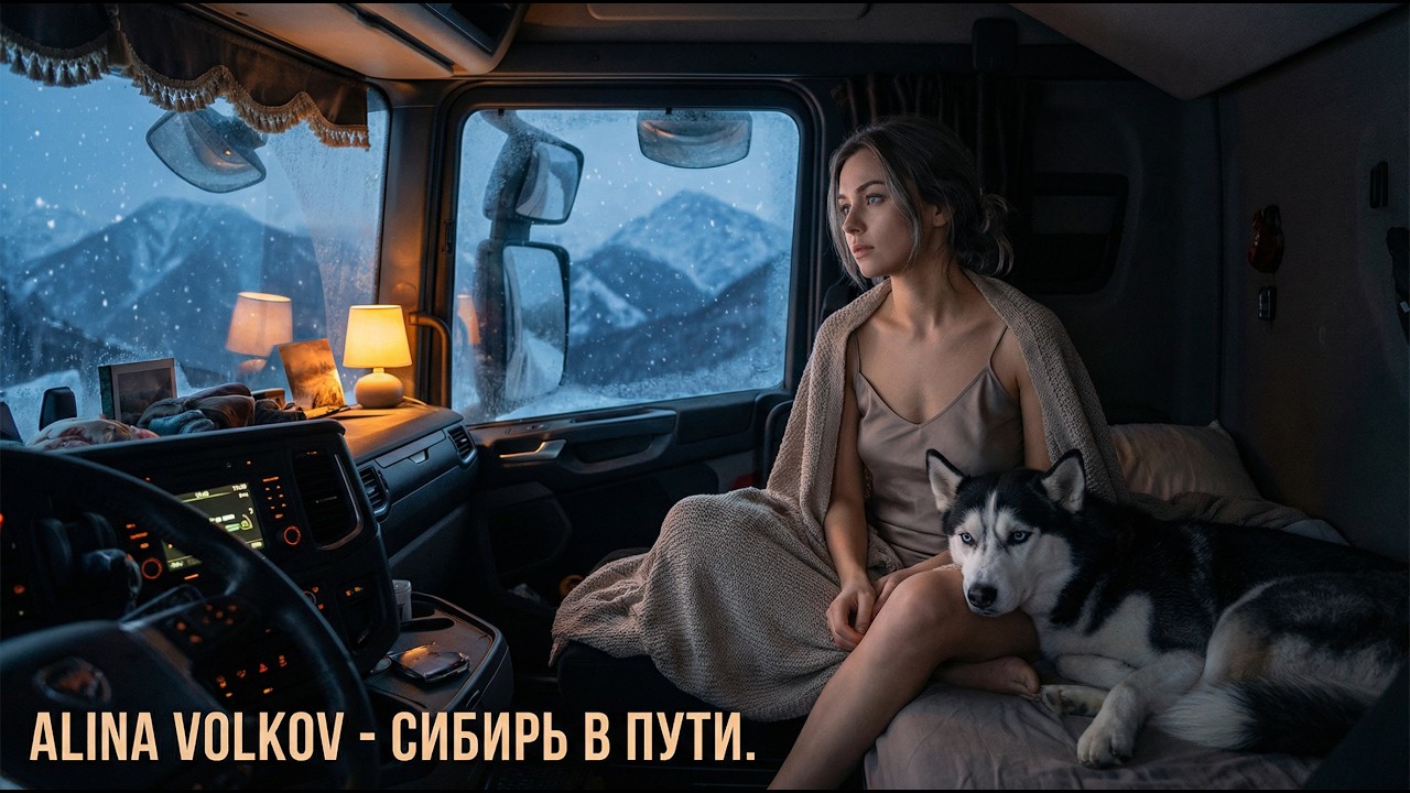 The Night I Drove Alone Through a Siberian Snowstorm-Russian Girl Syberian Husky