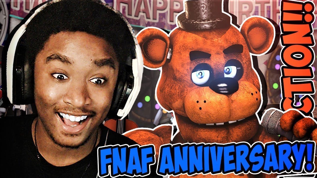 [FNAF/SFM] Five Nights at Freddy's 8th Anniversary Special! By: @TheHottestDog REACTION!!