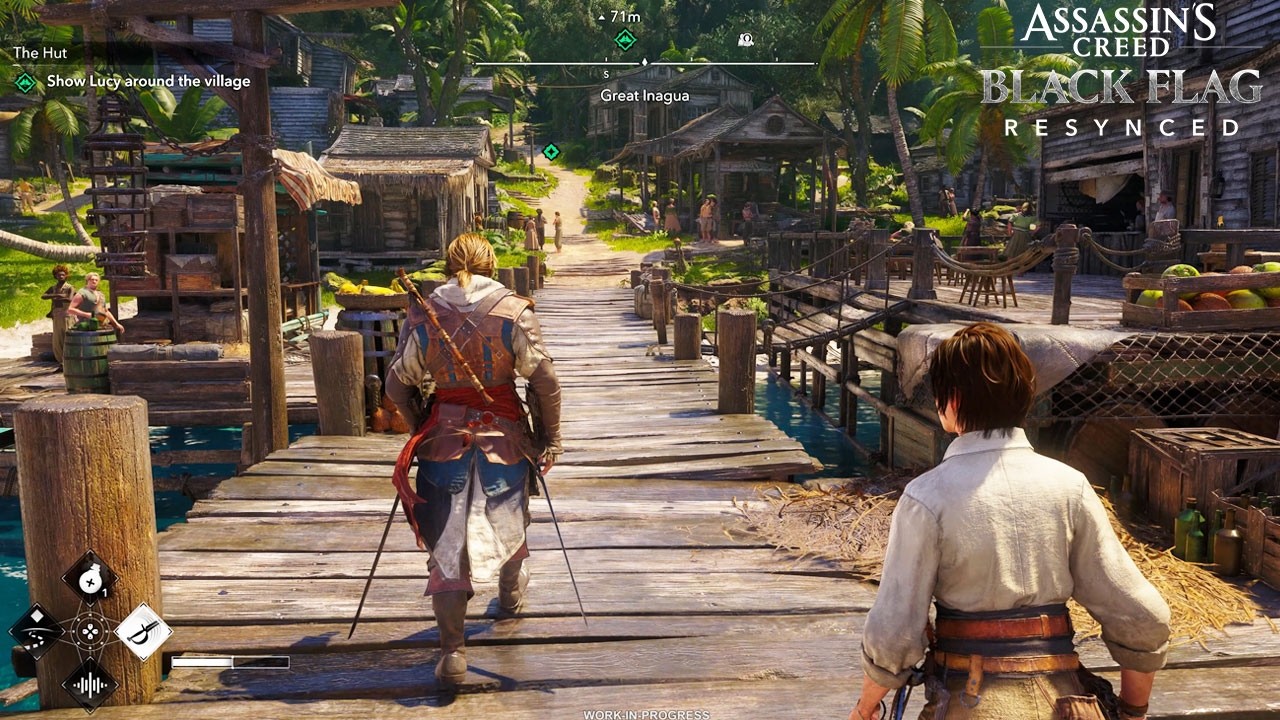 First Look At New Mission In Assassin's Creed Black Flag Resynced... (AC Black Flag Resynced)