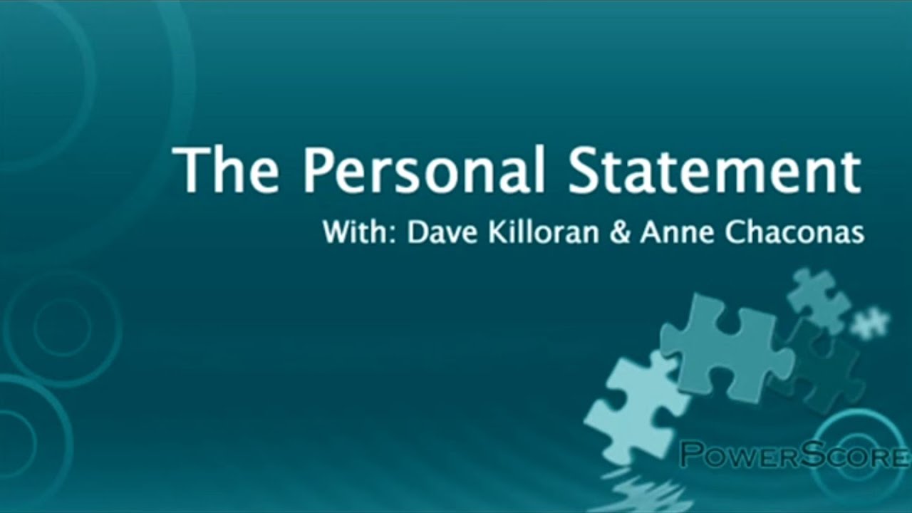 (6 of 9) PowerScore's Guide to Law School Admissions: Personal Statement