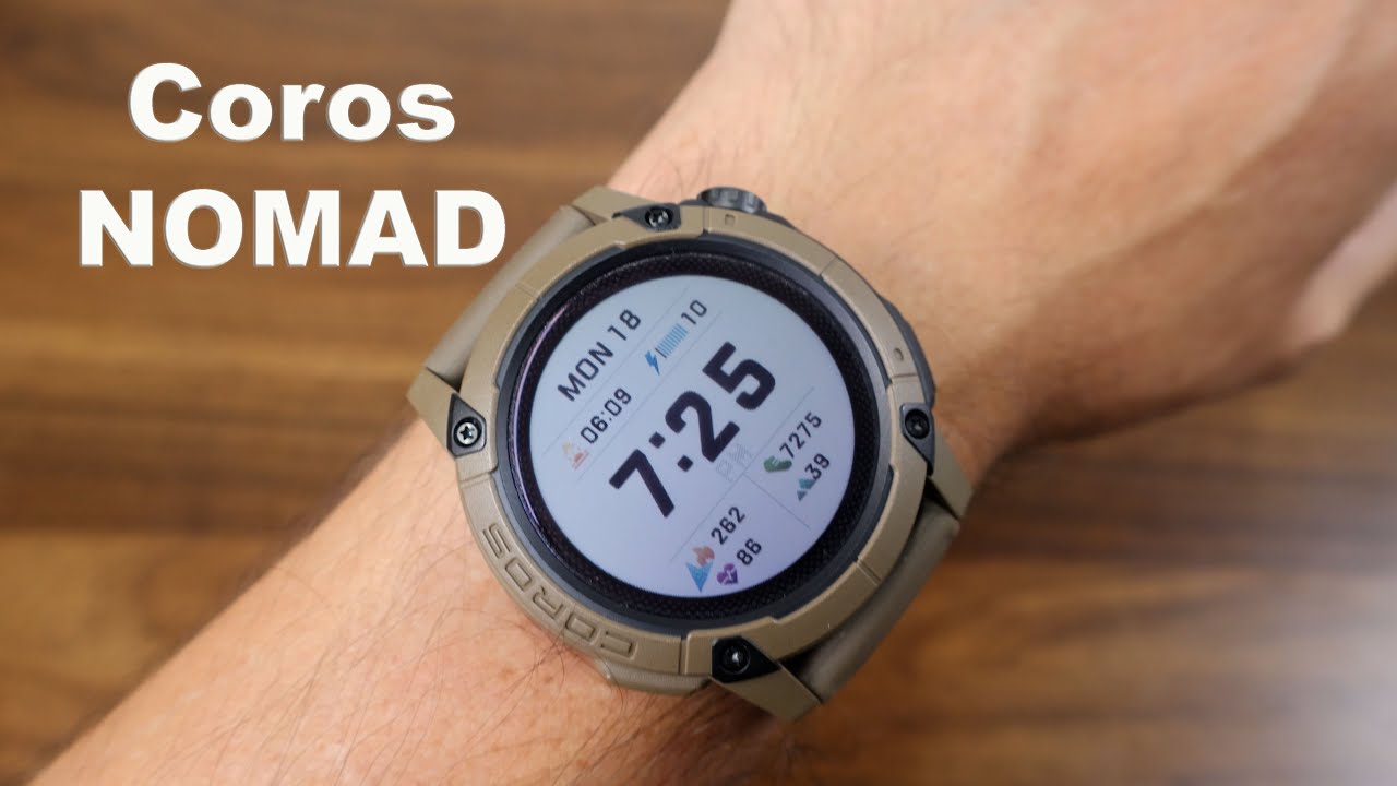 Coros Nomad Rugged Outdoors Fitness Watch : PIN IT!