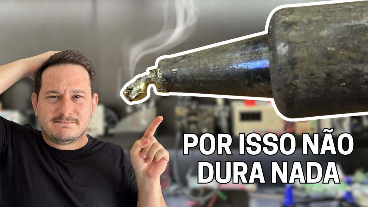 5 ERROS que DESTROEM a ponta do seu Ferro de SOLDA!