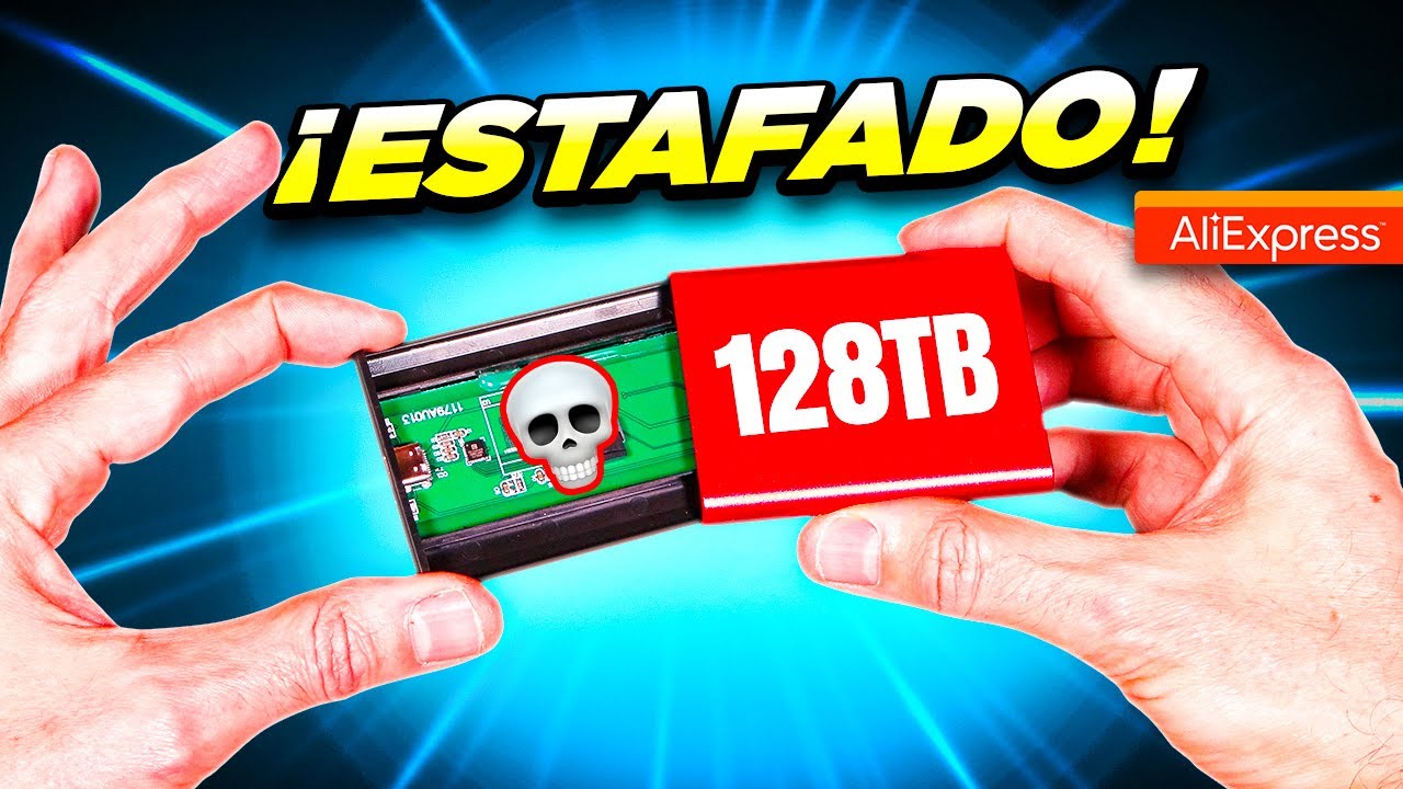 COMPRE un SSD de 128 TB en Aliexpress y recibí ESTO