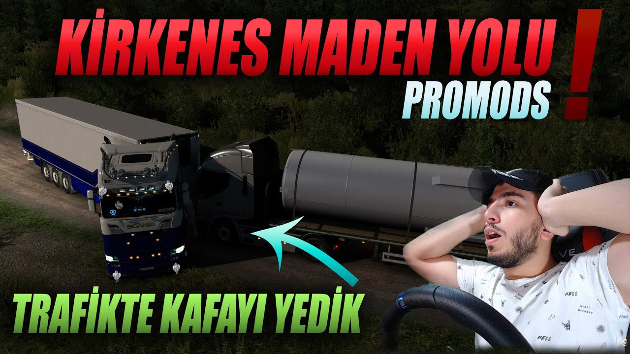 KİRKENES MADEN YOLUNDA TRAFİKTEN KAFAYI YEDİK! - KAFADAN ÇARPTILAR! |