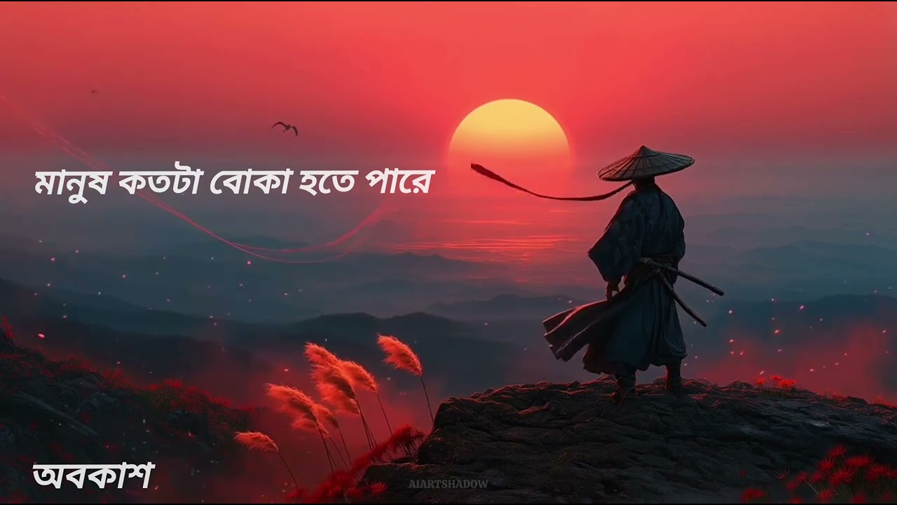 মানুষ কতটা বোকা হতে পারে | Manush Kotota Boka Hote Pare (Official Lyric Video)