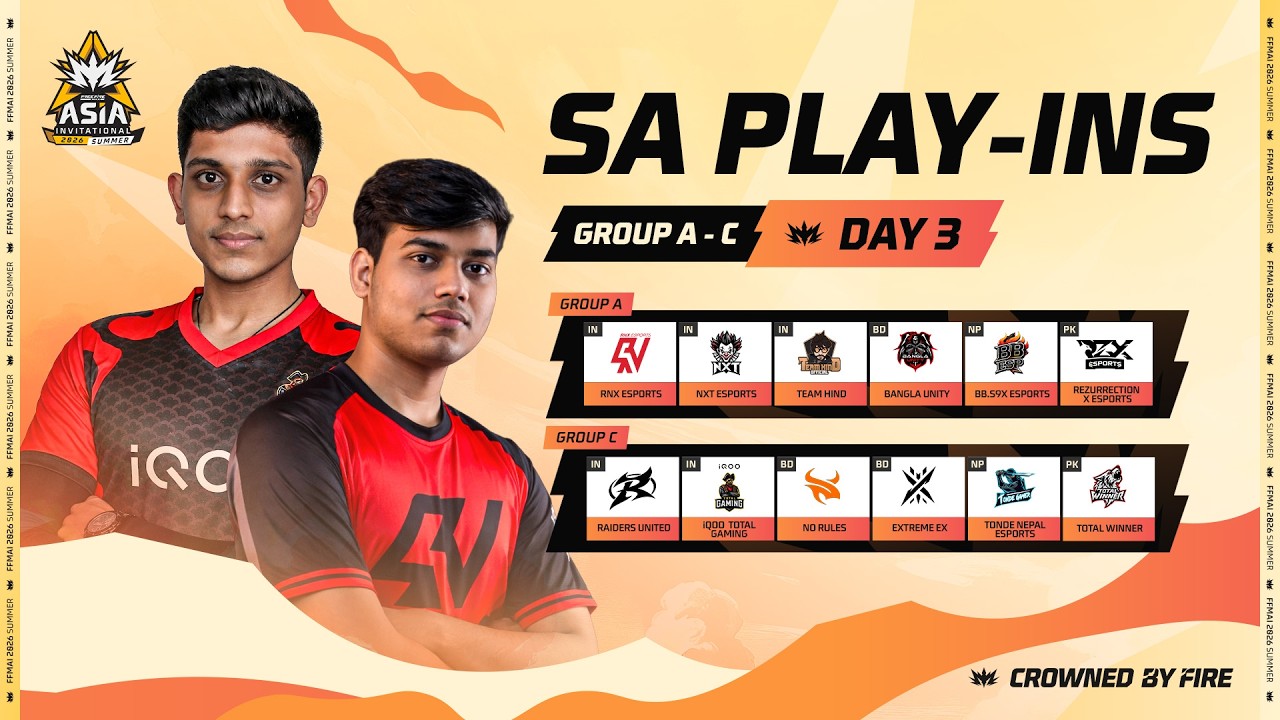 [HI] FFMAI 2026 Summer | South Asia Play-Ins Day 3 | Group A - C